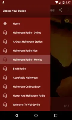 Top Halloween Radio Free android App screenshot 0