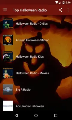 Top Halloween Radio Free android App screenshot 3